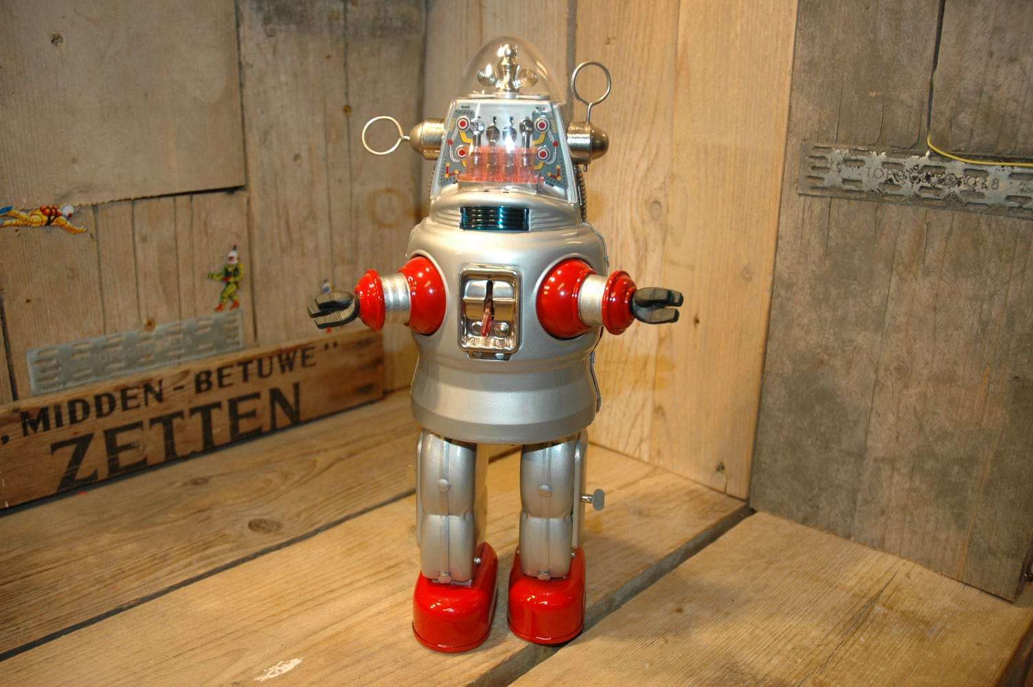 Osaka Tin Toy Institute - Mechanized Robby Robot   "Ebay Japan"