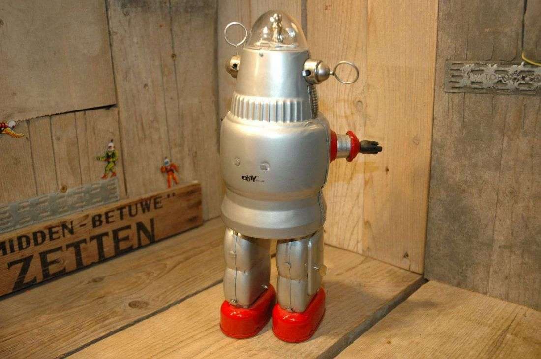 Osaka Tin Toy Institute - Mechanized Robby Robot   "Ebay Japan"