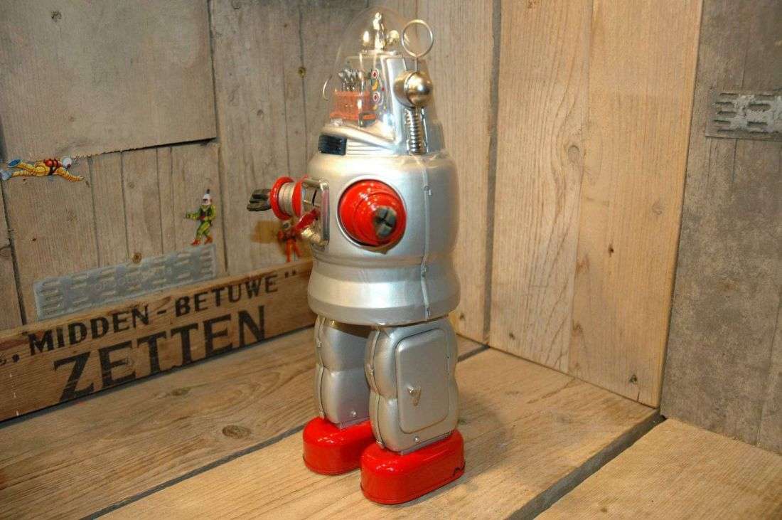 Osaka Tin Toy Institute - Mechanized Robby Robot   "Ebay Japan"