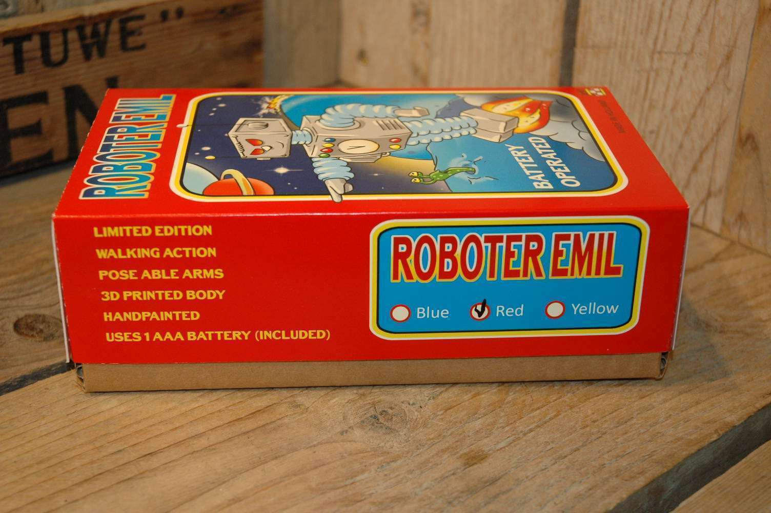 Roboter Emil 3D Printed   Red Variation