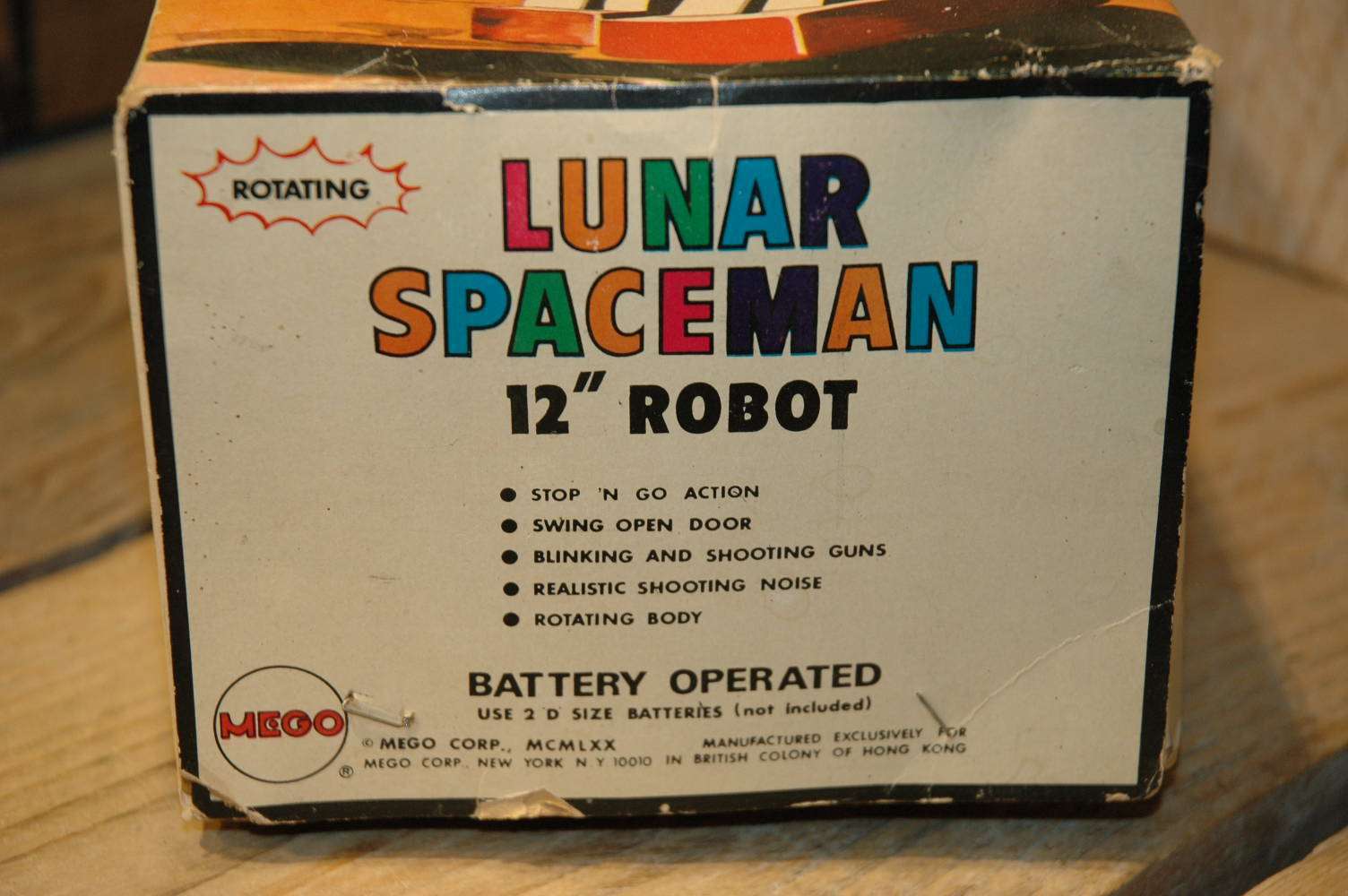 Mego HongKong - Lunar Spaceman 12" Robot