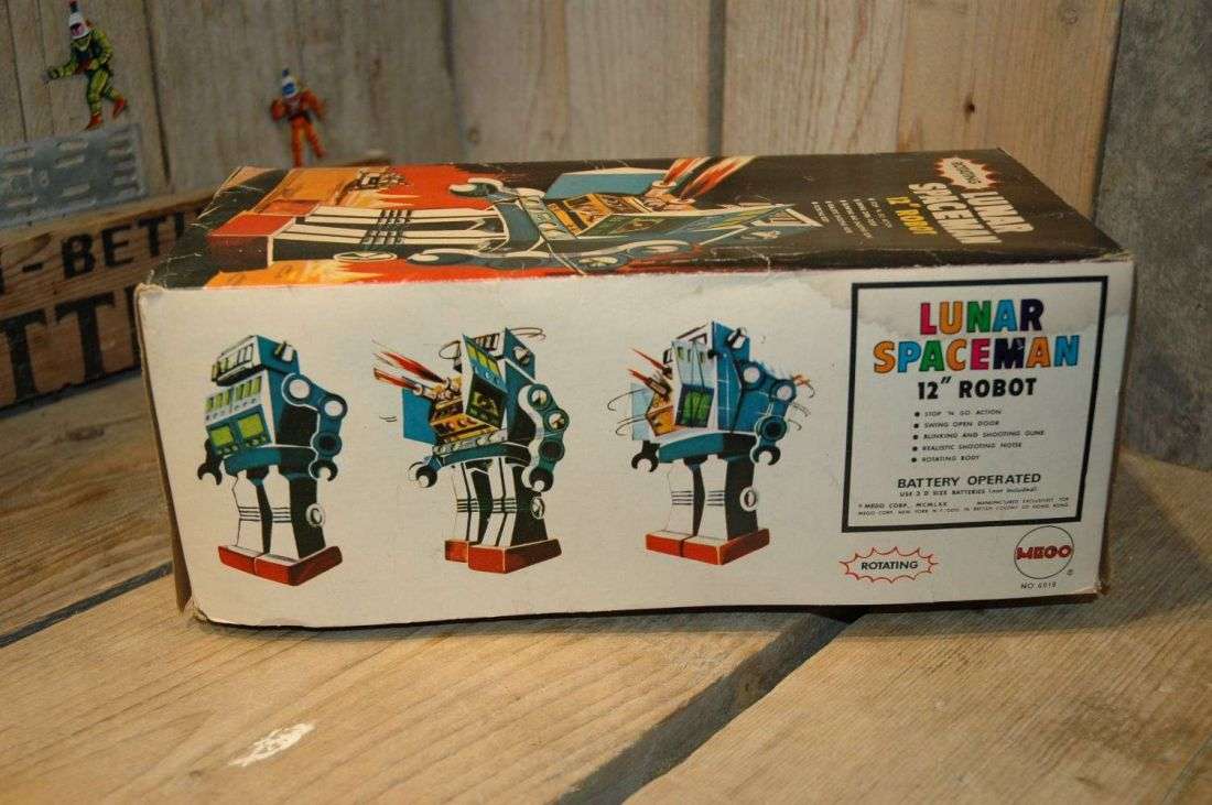 Mego HongKong - Lunar Spaceman 12" Robot