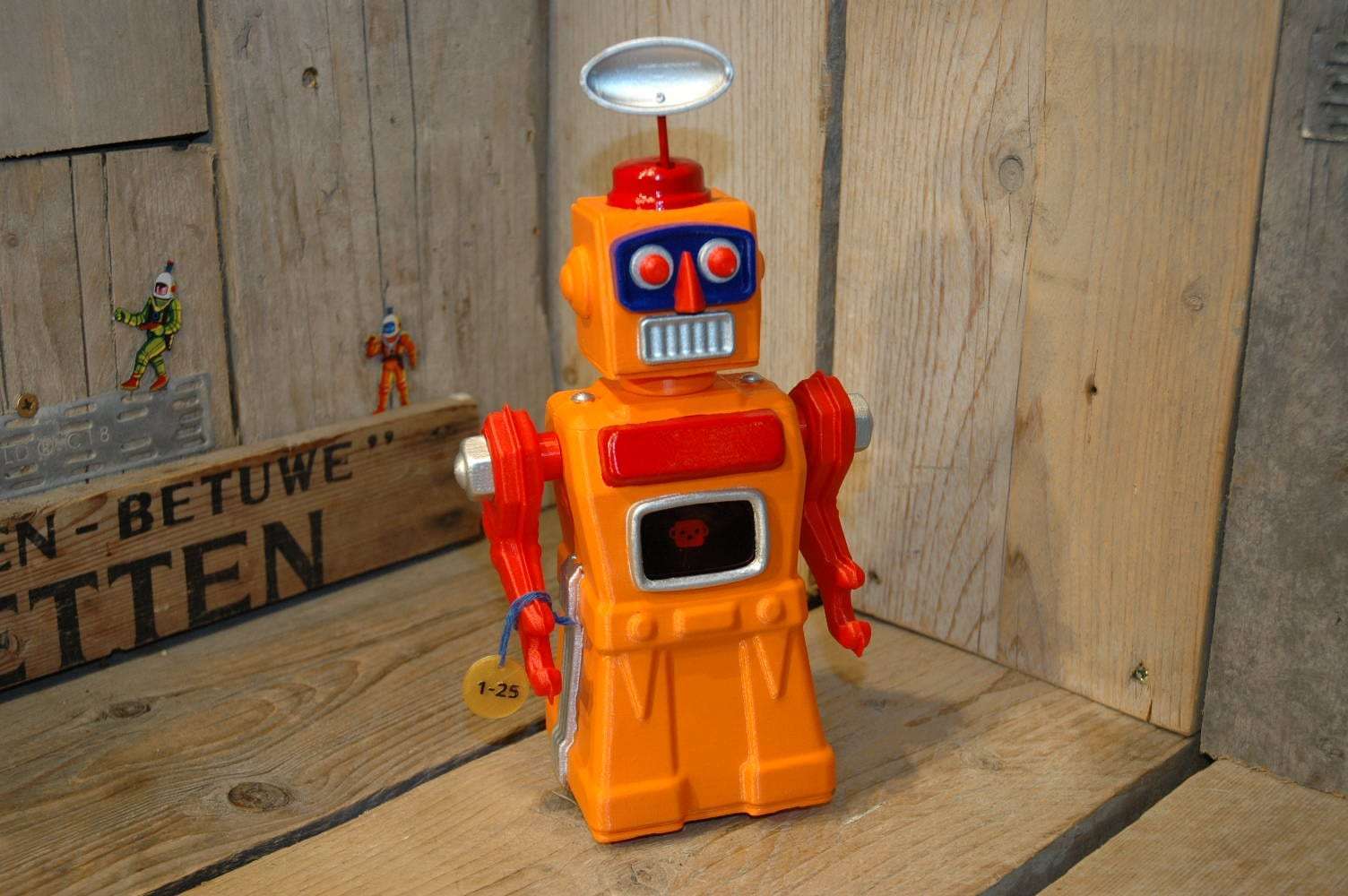 VST - Tremendous Mike 3D Printed Robot Orange Variation