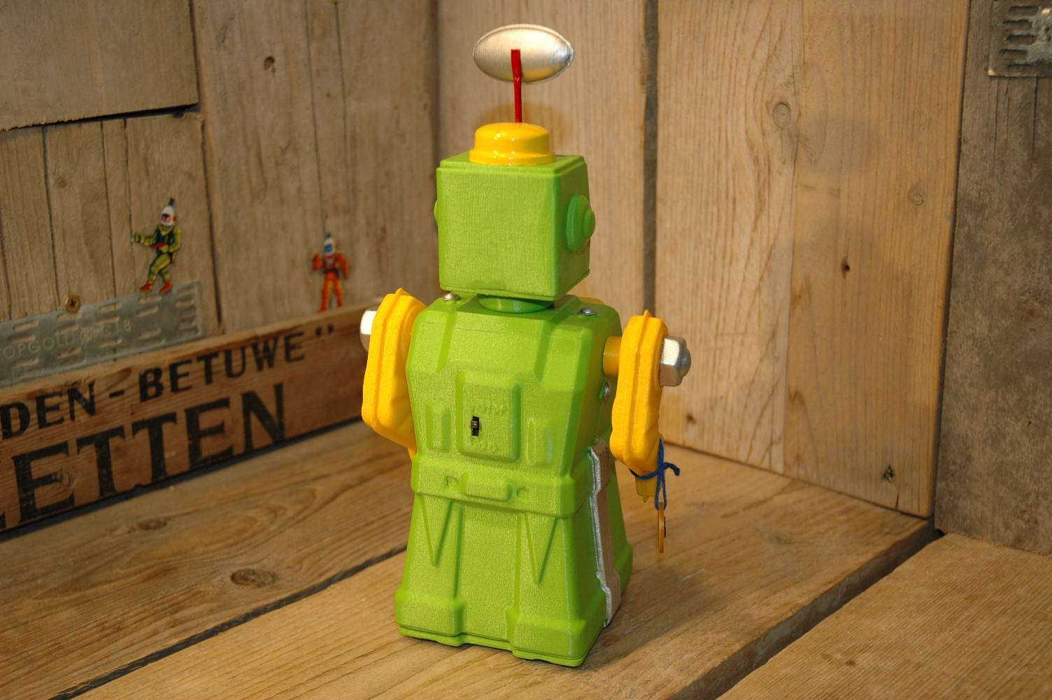 VST - Tremendous Mike 3D Printed Robot Green Variation