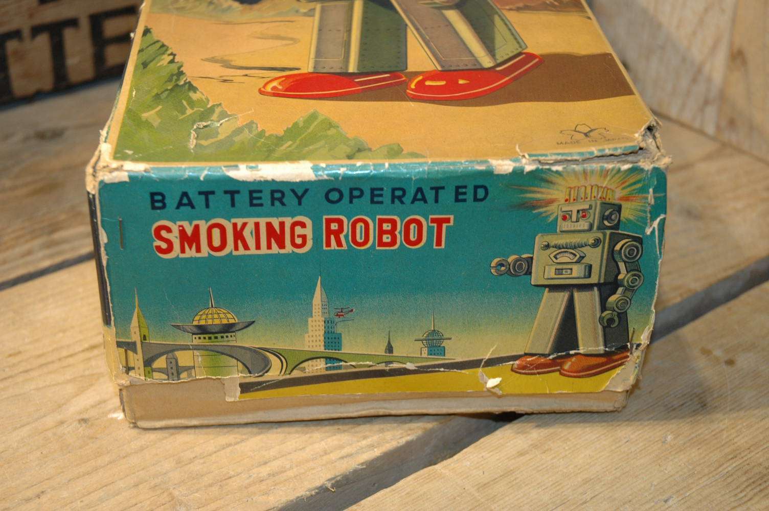 Yonezawa - Smoking Robot Green variation