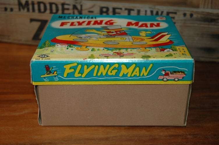 SY - Mechanical Flying Man - Vintage Spacetoys