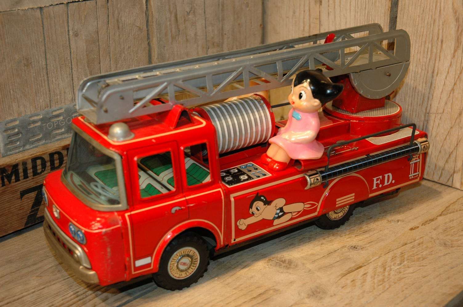 Yonezawa - Atom Boy Fire Department Truck