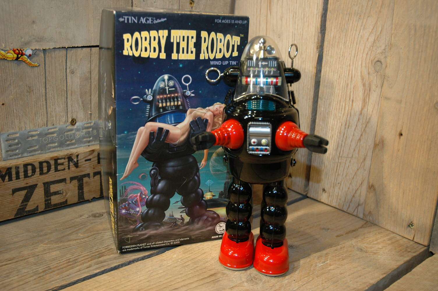Osaka Tin Toy Institute - Robby The Robot     Black variation