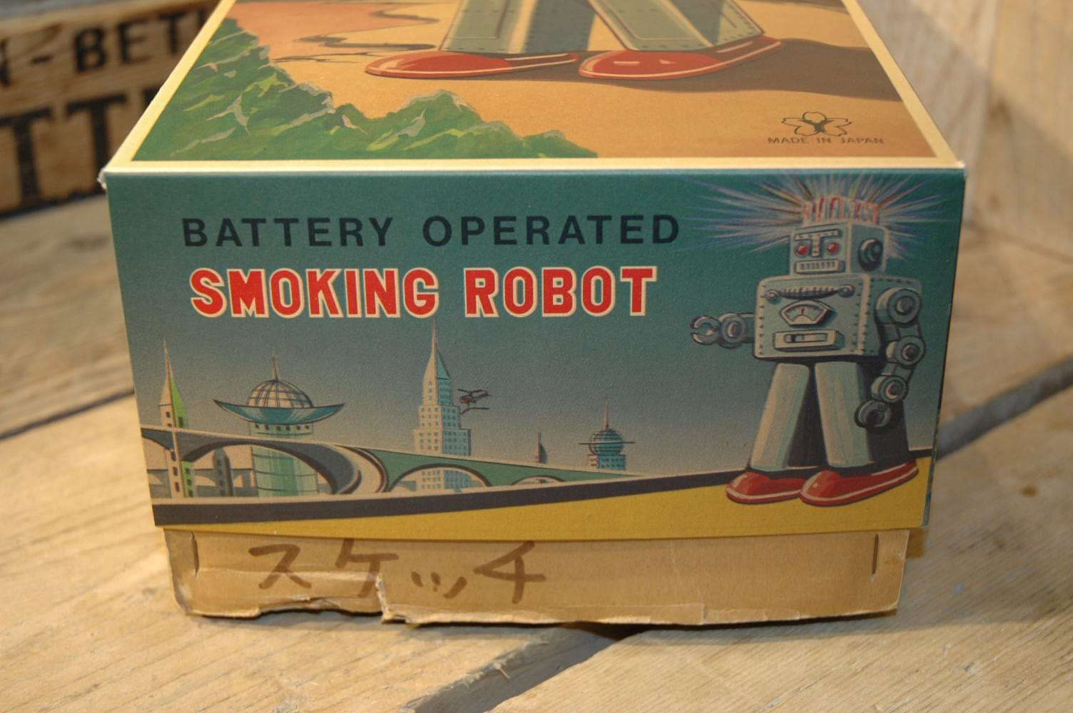 Yonezawa - Smoking Robot Original Box ( 80`s )
