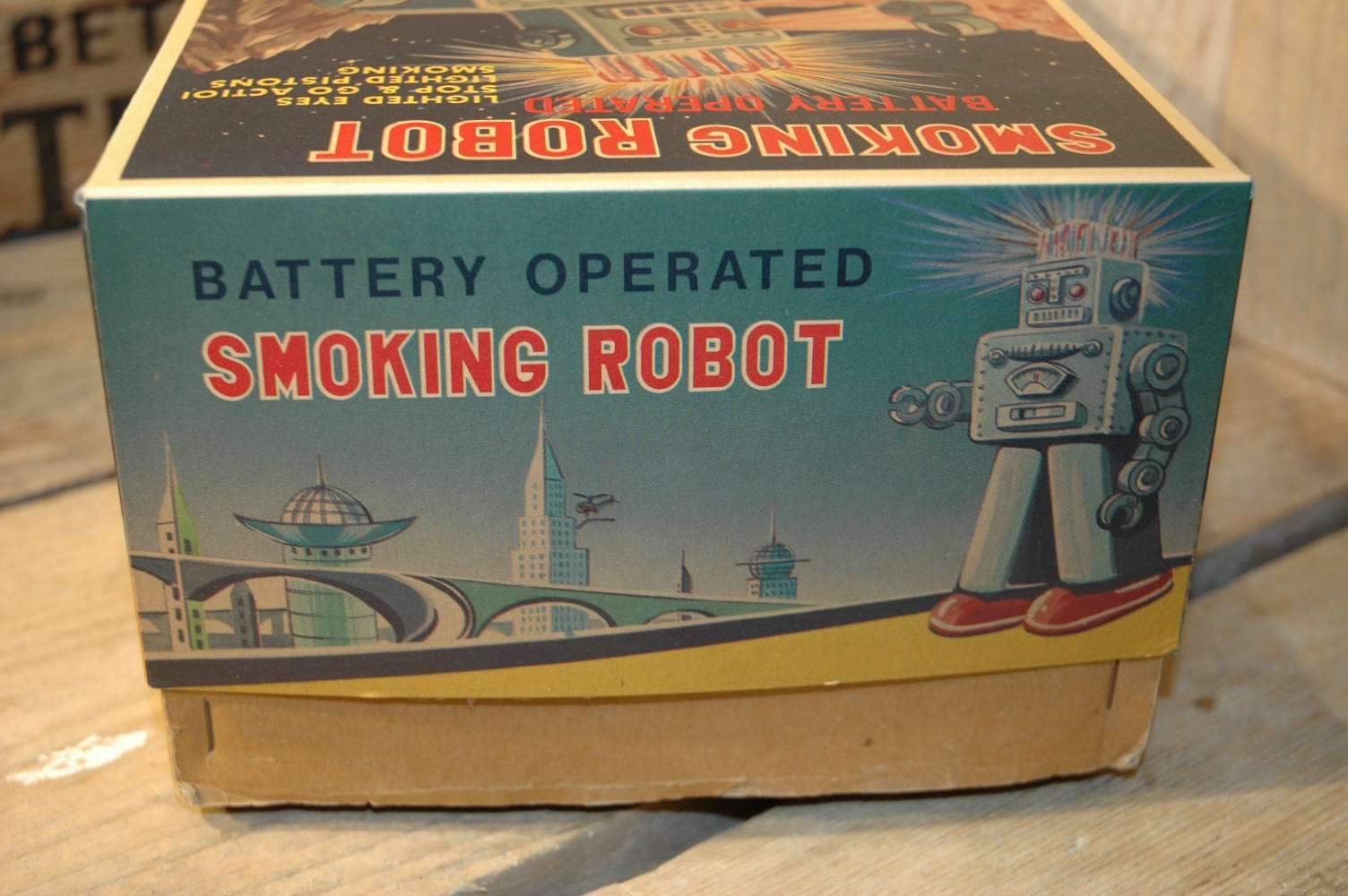 Yonezawa - Smoking Robot Original Box ( 80`s )