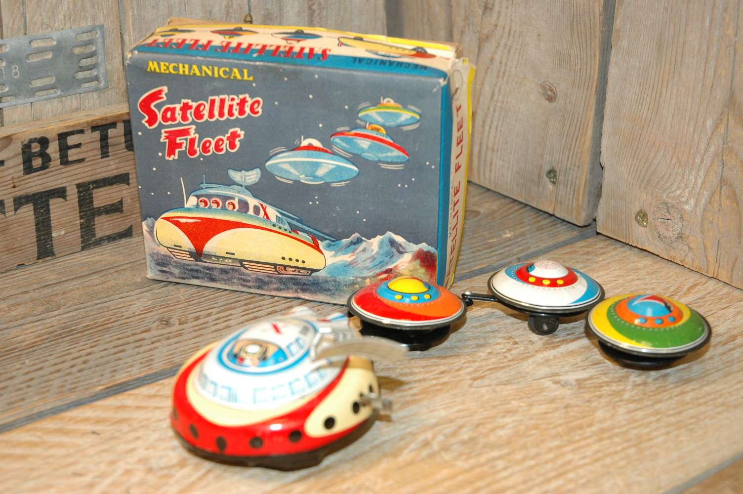 TPS - Satellite Fleet - Vintage Spacetoys