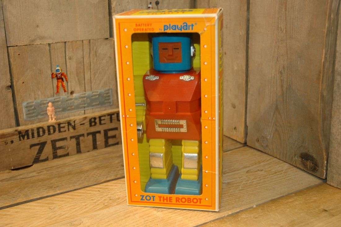Robbot Zot Hong Kong / Playart - Zot Robot - Vintage Spacetoys
