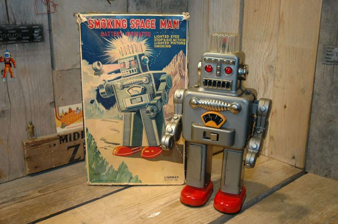 Linemar Toys - Smoking Space Man