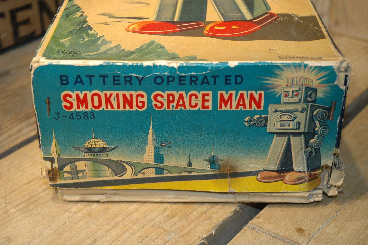 Linemar Toys - Smoking Space Man