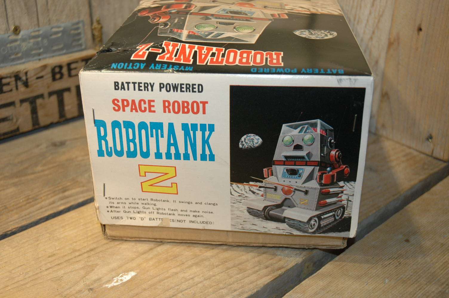 Nomura - Robotank Z Space Robot - Vintage Spacetoys