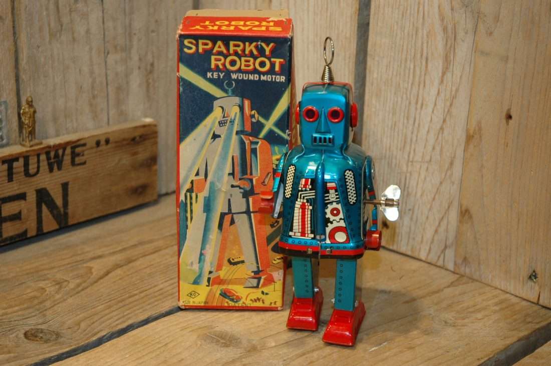 Yoshiya - Sparky Robot Blue variation