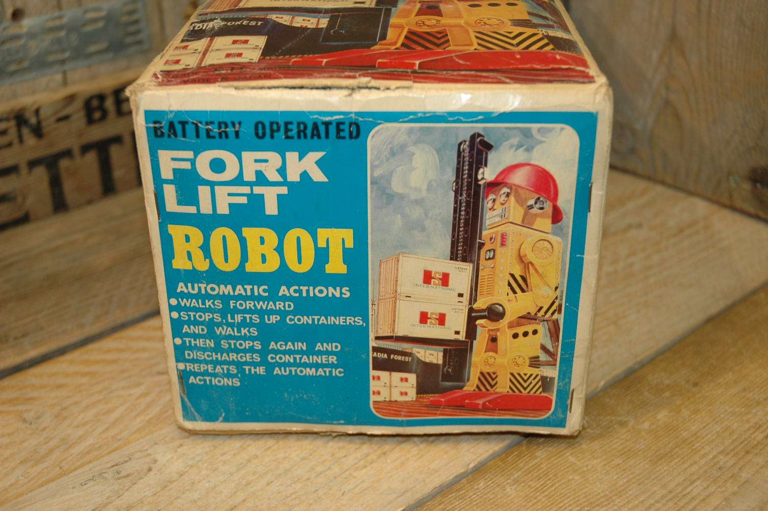 Robot sale toy box