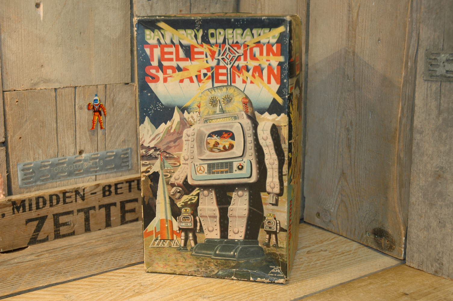 Alps - Television Spaceman first version - Vintage Spacetoys